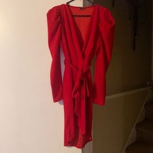Tomato Red Fashion Nova Dress